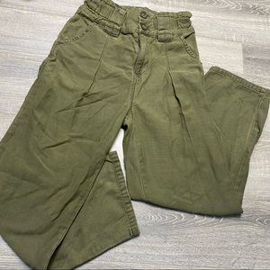 Free People Paperbag high Waisted Crop Pants 0